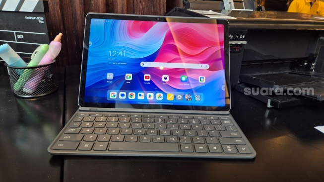 Lenovo Idea Tab 11 Inci dalam Media Hands-on di Jakarta, Selasa (7/7/2026). [Suara.com/Dythia]