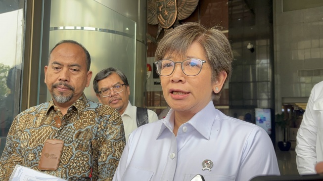 Wakil Kepala Badan Gizi Nasional (BGN) Agustina Arumsari (Suara.com/Dea)