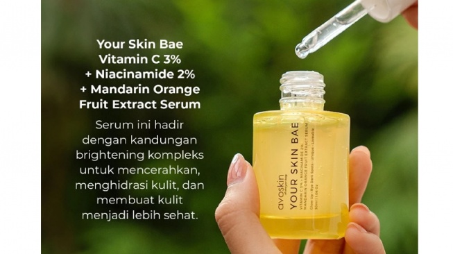 Avoskin Your Skin Bae serum Vitamin C untuk flek hitam usia 40 tahun (shopee)