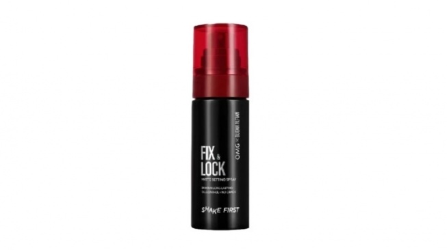OMG OH MY GLAM Fix & Lock Matte Setting Spray (Shopee)