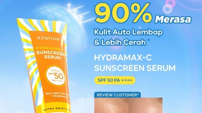 Sunscreen Azarine. (Shopee)