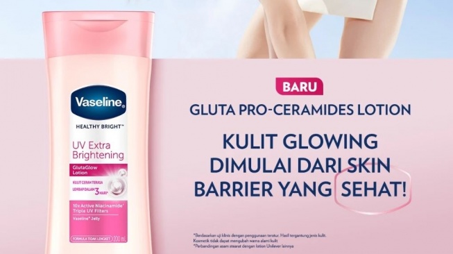 Lotion untuk mencerahkan kulit. (Shopee)