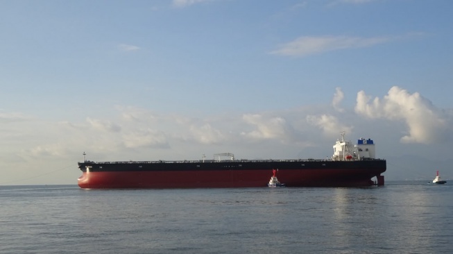 Kapal tanker Pertamina Pride lolos dari Selat Hormuz. [DOK. PT Pertamina International Shipping]