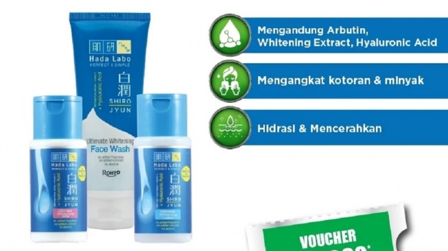 Hada Labo Shirojyun Series (Shopee)