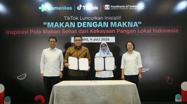 TikTok Donasi 200 Ribu Dolar AS untuk Sektor Pangan RI