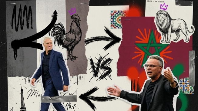 Adu Taktik Deschamps vs Mohamed Ouahbi, Mampukah Prancis Redam Ambisi Balas Dendam Maroko?