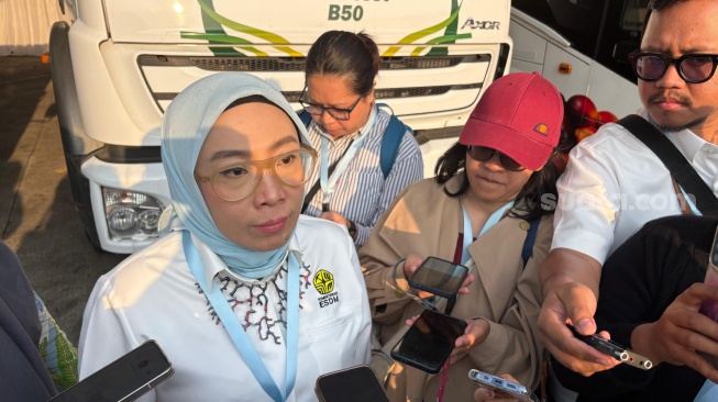 Direktur Jenderal Energi Baru, Terbarukan, dan Konservasi Energi (EBTKE) Kementerian Energi dan Sumber Daya Mineral (ESDM), Eniya Listiani Dewi. Foto Yaumal-Suara.com