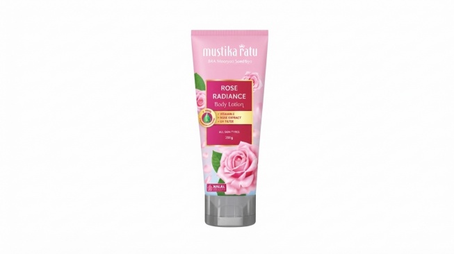 Mustika Ratu Lotion Pelembap Tubuh Rose Radiance