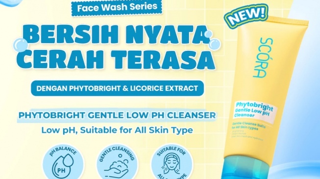 Scora Phytobright Gentle Low pH Cleanser (Shopee)