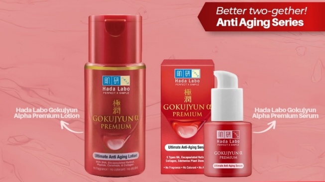 Hada Labo Gokujyun Alpha Series (Shopee)