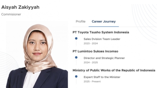 Sosok Aisyah Zakkiyah, Komisaris BUMN Viral Diduga 'Keluarga' Menteri