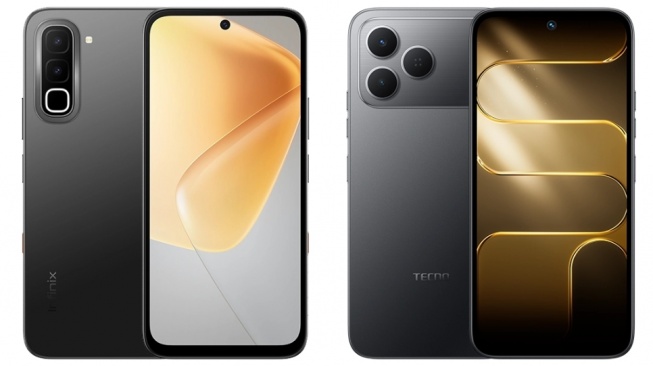 Perbandingan Spesifikasi Infinix Hot 70 vs Tecno Spark 50. [Suara.com]