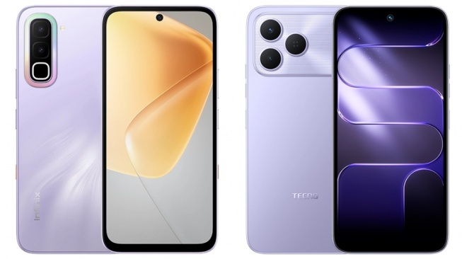 Perbandingan Spesifikasi Infinix Hot 70 vs Tecno Spark 50. [Suara.com]