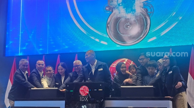 RANS Entertainment Indonesia IPO di Jakarta,Kamis (10/7/2026). [Suara.com/Rina A]