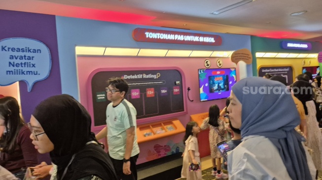 Netflix Family Festival 2026: World of Wonder di Jakarta, Sabtu (11/7/2026). [Suara.com/Dythia]