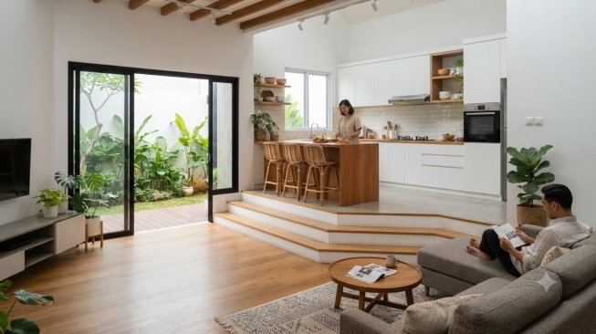 Feng Shui Dapur Lebih Tinggi dari Ruang Tamu, Apakah Dianggap Baik atau Buruk?