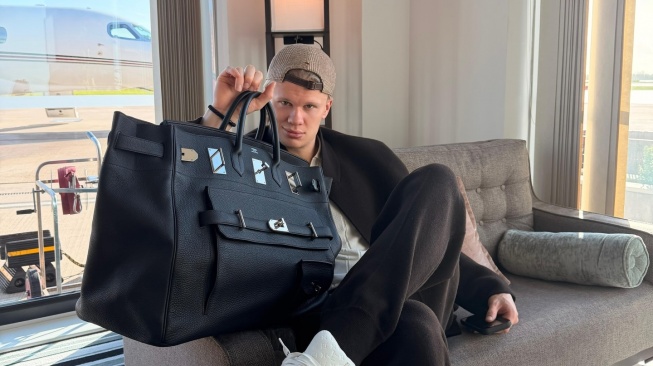 Koleksi tas Hermes Erling Haaland. (Instagram/@erling)