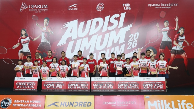 Audisi Umum PB Djarum 2026 Pekanbaru meloloskan 15 atlet muda peraih Super Tiket menuju karantina di Kudus. Simak daftar lengkap dan fakta menariknya. [Dok. PB Djarum]