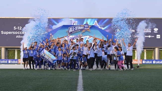Gilas Putri Garut Lima Gol, Akademi Persib Bandung Juara HSL All-Stars