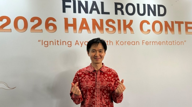 Counsellor Forestry, Agriculture, Environment, Ocean and Fishery Kedutaan Besar Republik Korea untuk Indonesia, Ha Kyungsoo. [Suara.com/Dini Afrianti]