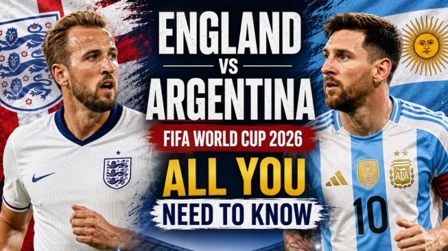 Melihat Sederet Laga Panas Timnas Argentina vs Inggris di Piala Dunia