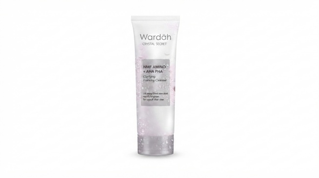 Wardah Crystal Secret NMF Amino AHA PHA Clarifying Foaming Cleanser