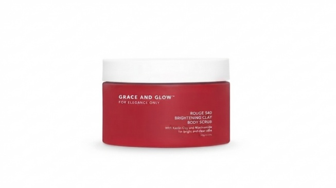 Grace and Glow Rouge 540 Brightening Clay Body Scrub