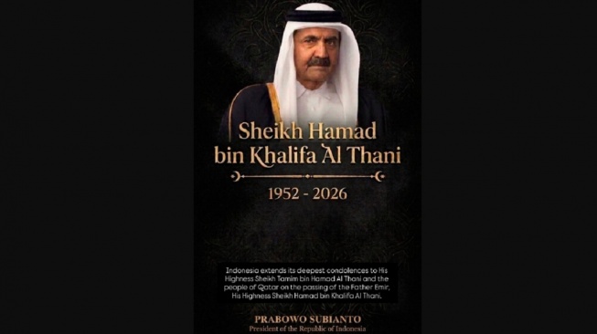Prabowo Sampaikan Belasungkawa Wafatnya Mantan Emir Qatar Sheikh Hamad bin Khalifa Al Tahni