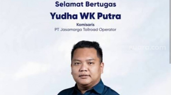 Yudha WK Putra Relawan Gibran Mendadak Viral Usai Diangkat Menjadi Komisaris Jasamarga Tollroad