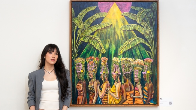 Mandy CJ Gelar Pameran Tunggal The Way Back, Jadikan Seni sebagai Jembatan Toleransi