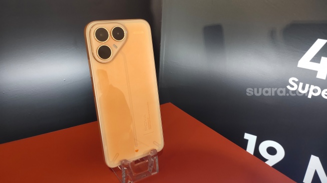 Peluncuran Tecno Pova 8 5G di Jakarta, Rabu (15/7/2026). [Suara.com/Rahma]