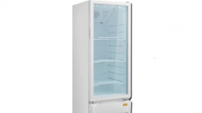 Midea Showcase Tempered Glass 186 Liter MDRZ262FGG30-ID. [Shopee]