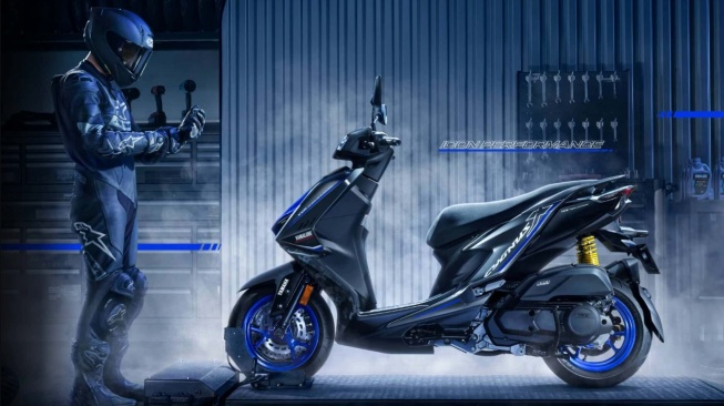 Pesaing Vario 125 dari Yamaha, Tampang Bernuansa R1M