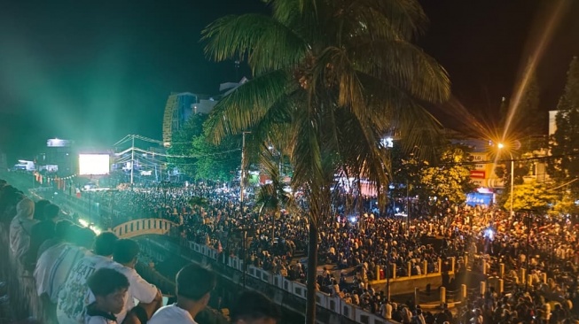 Nonton bareng Piala Dunia 2026 yang digelar TNI AD dan TVRI.