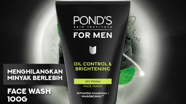 Pond's Men Oil Control & Brightening Icy Foam (Shopee)