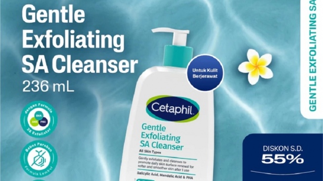 Cetaphil Gentle Exfoliating Salicylic Acid Cleanser (Shopee)