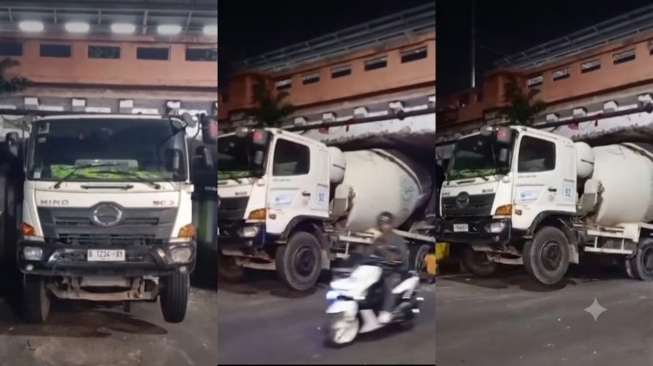 Sopir Main HP, Truk Molen Terjepit di Jembatan Matraman Sampai Ban Harus Dikempiskan