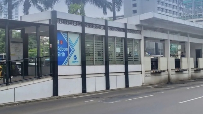 Halte Transjakarta Kebon Sirih Arah Kota Tutup Tiga Hari Mulai Malam Ini