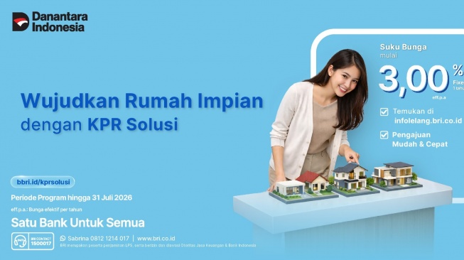 KPR BRI jadi solusi masyarakat untuk memiliki rumah dengan harga kompetitif. (Dok: BRI)