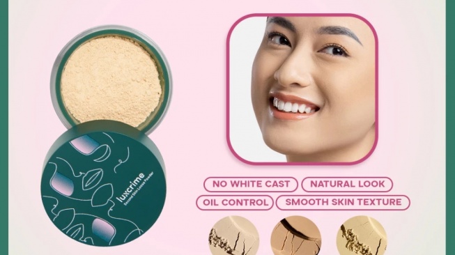 Luxcrime Second Skin Loose Powder Translucent Deep (Shopee)