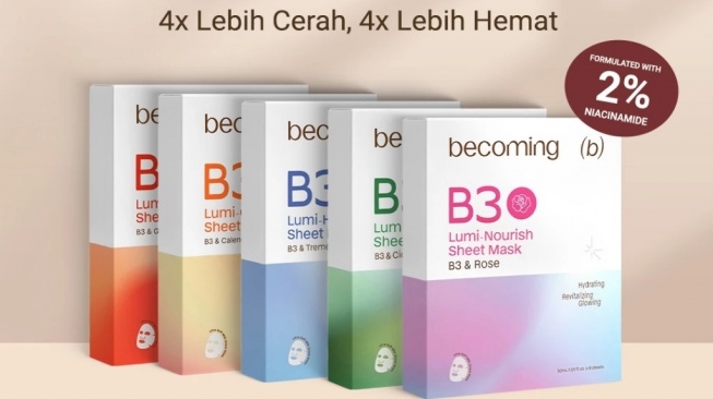 Becoming B3 Sheet Mask (Shopee)