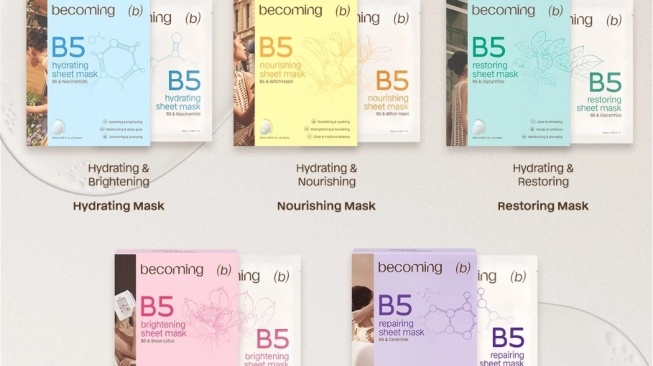 Becoming B5 Sheet Mask (Shopee)