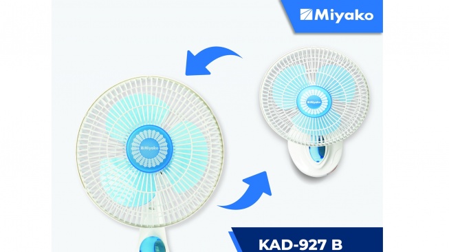 Miyako Kipas Angin 2 in 1 Meja & Dinding 9 Inch (miyako)