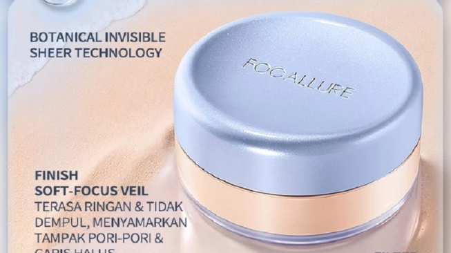 FOCALLURE Matte Powder Oil Control Sweatproof Loose Powder