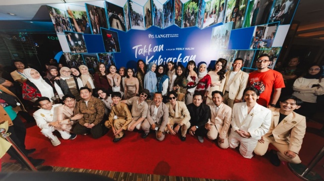 Acara gala premier film Takkan Kubiarkan Kau Menangis yang belangsung pada 13 Juli lalu mendapat sambutan positif dari para penonton. [Instagram]