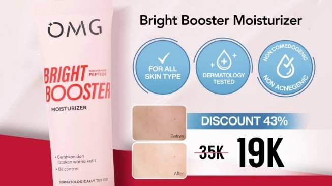 OMG Oh My Glow Bright Booster Moisturizer (Shopee)