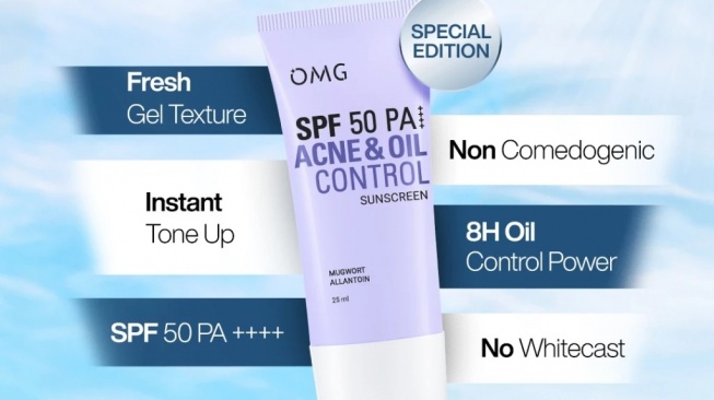OMG Acne & Oil Control UV Barrier Sunscreen (Shopee)