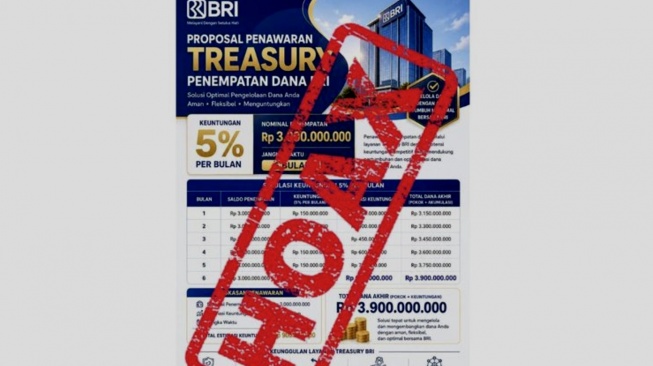 Viral Penipuan Berkedok 'Program Treasury BRI', Manajemen Minta Warga Waspada