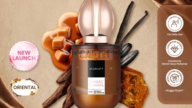 Scarlett Whitening Extrait de Parfum Desert Lumina (Shopee)