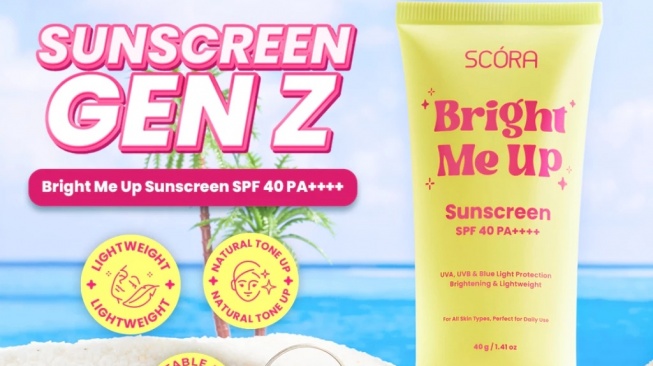 Scora Bright Me Up Sunscreen (Shopee)